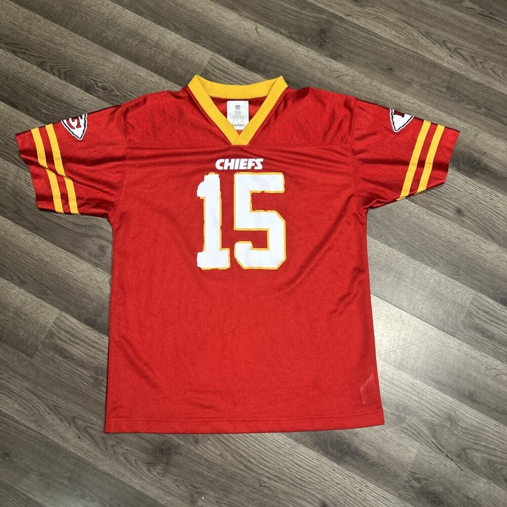 Youth XL 18/20 NFL Team Apparel Chiefs Mahomes 15 Jersey